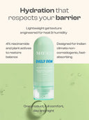 Mayskin Daily Dew bottle with product features